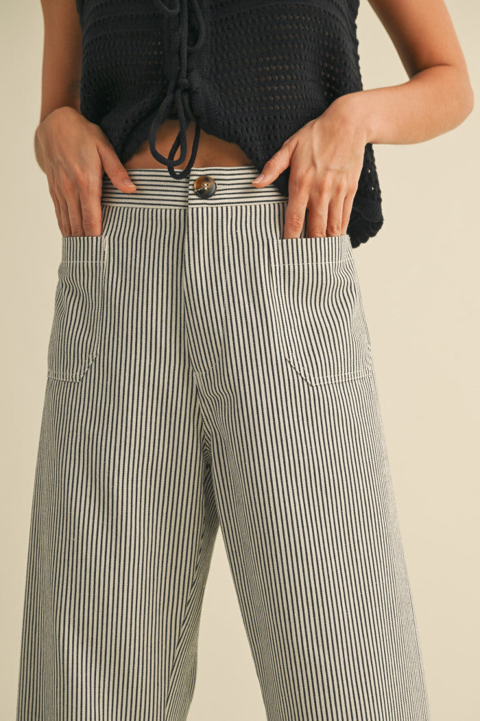 &Merci Striped Pants