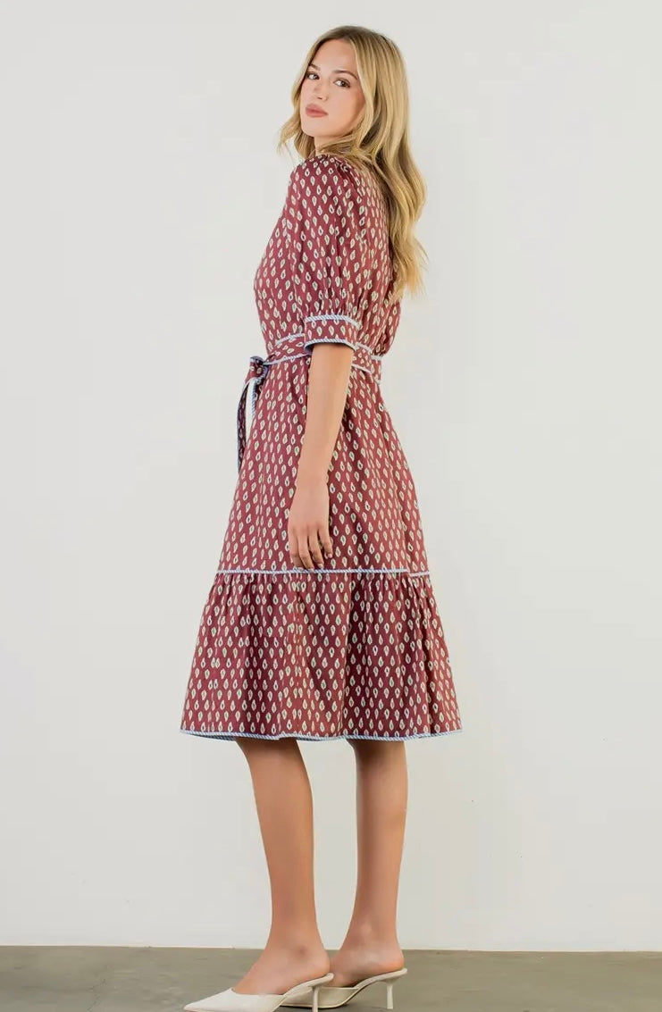 The Darlington THML Button Down Dress