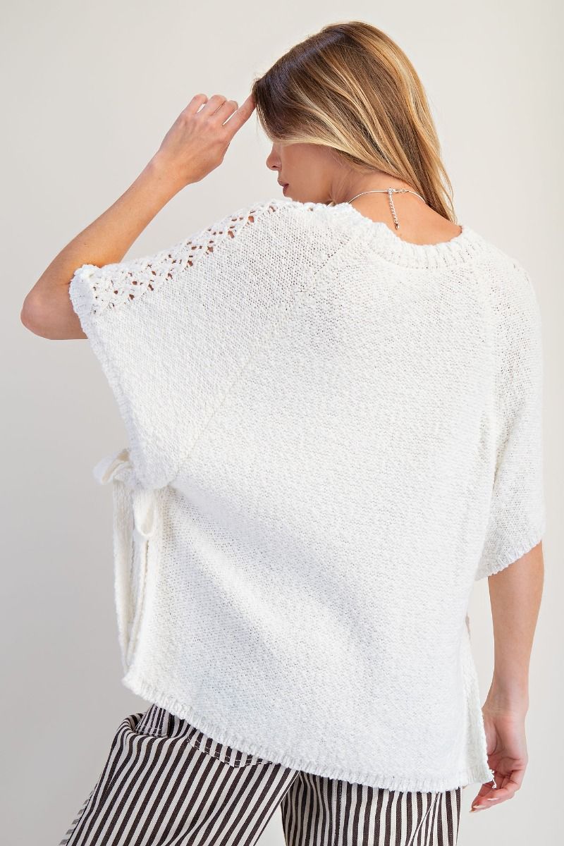 The Carmichael Side Tie Sweater