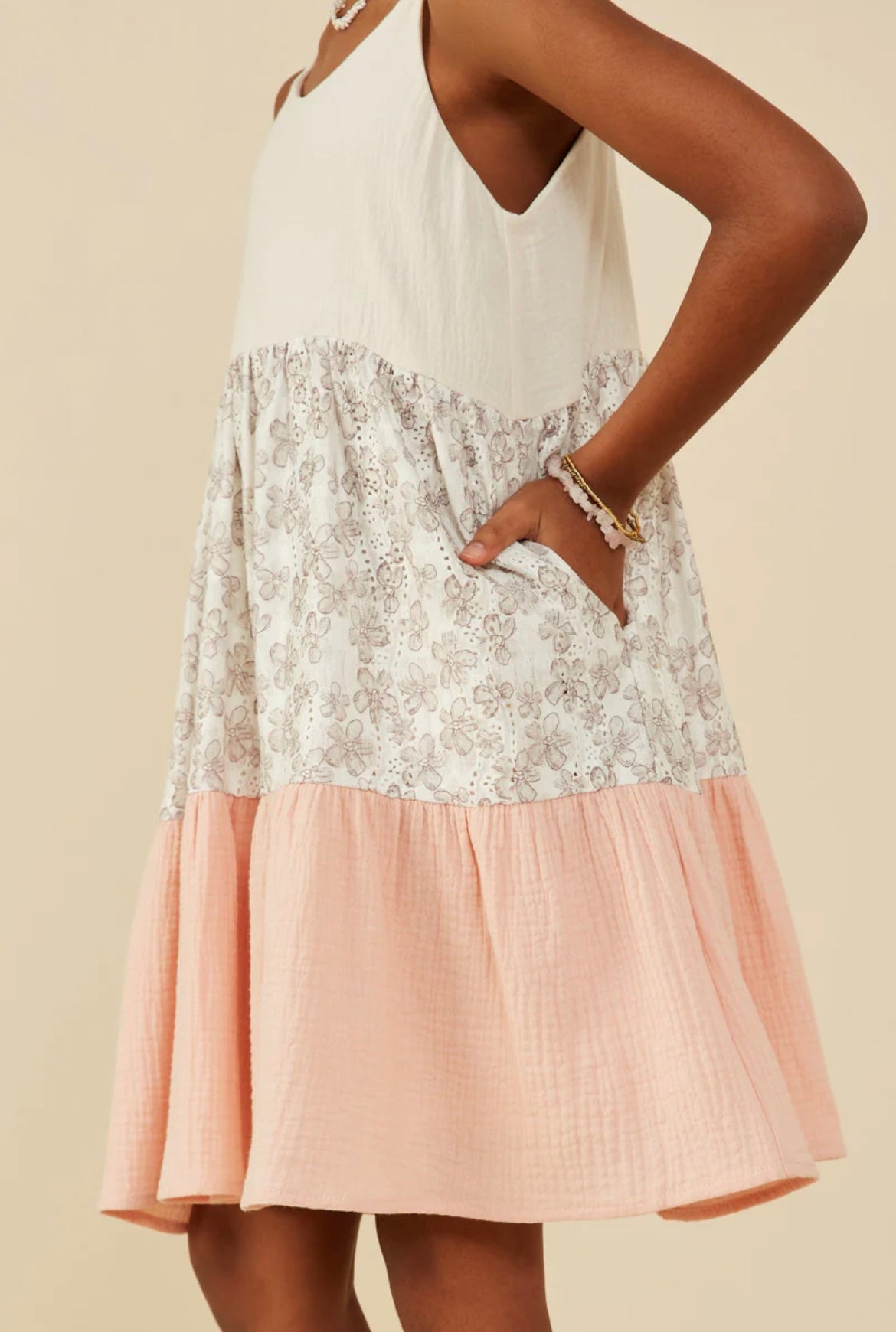 Hayden Girls Peaches & Cream Dress