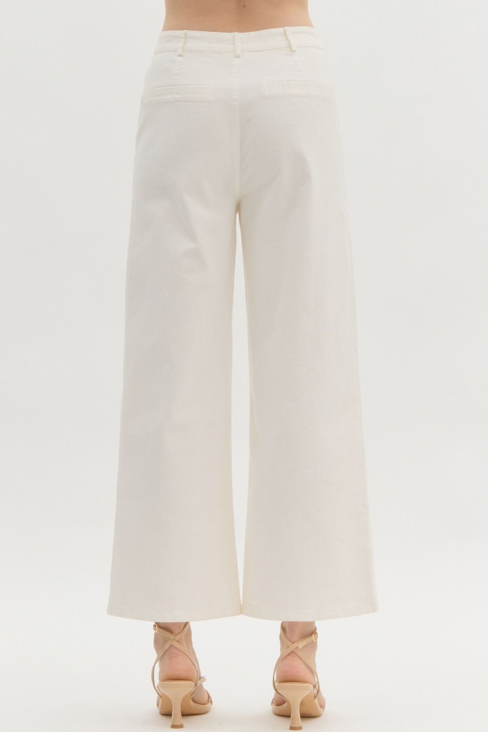 Entro Wide Leg Ankle Length Pants