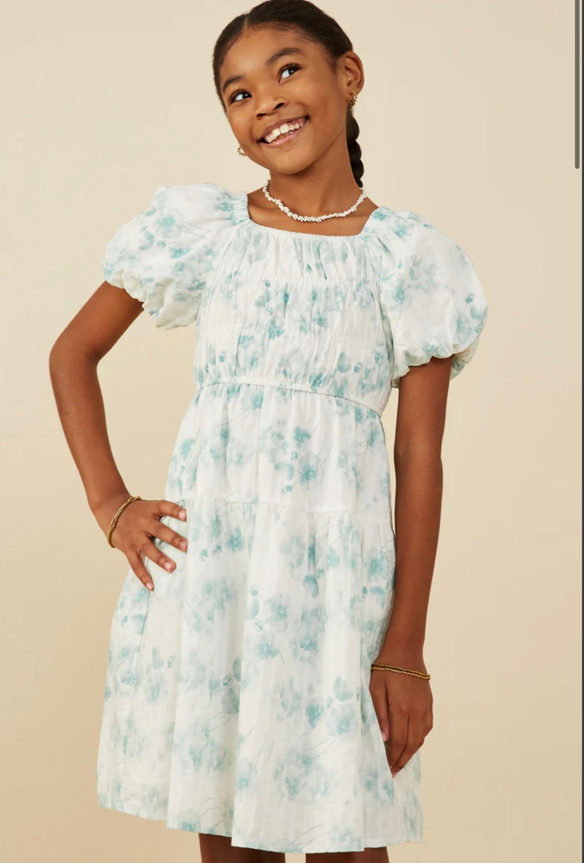 Hayden Jade Floral Dress
