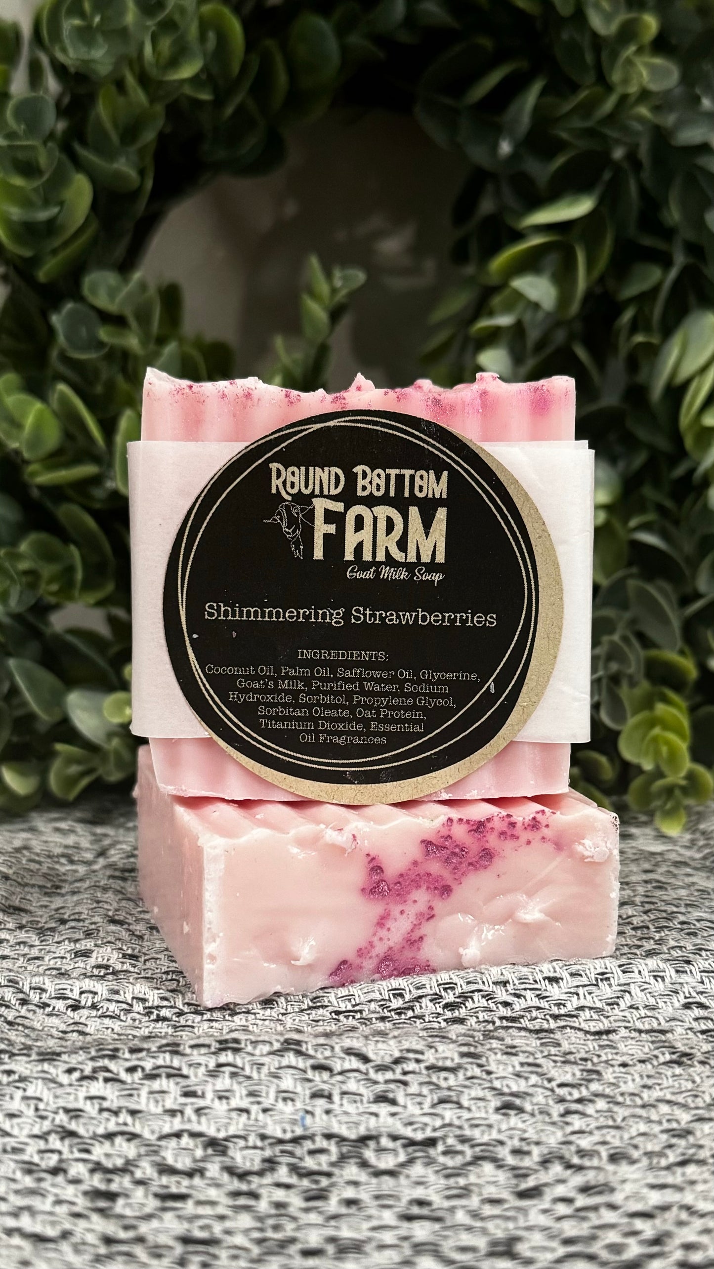 Shimmering Strawberries Goat Milk Soap