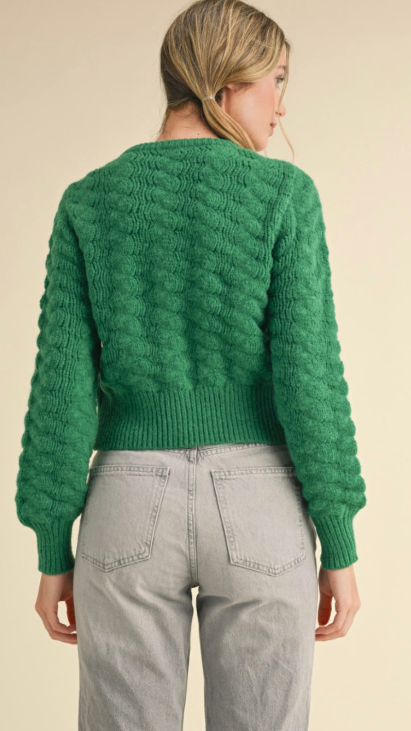 Jessie Green Sweater Cardigan