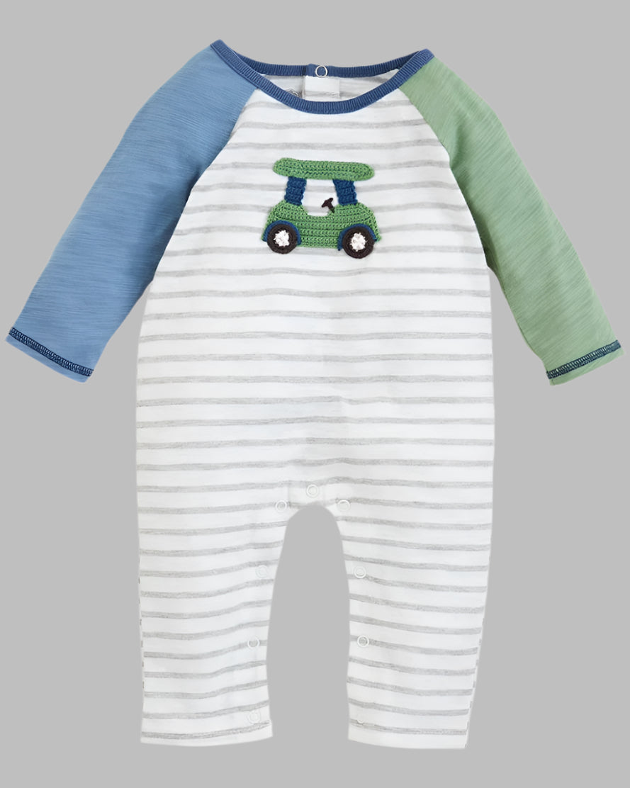 Mud Pie Golf Cart Applique One-Piece