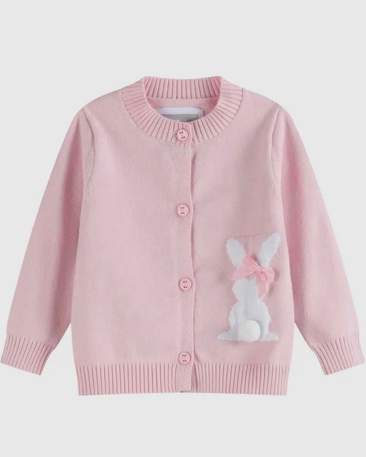 Lil Cactus Pink Bunny Cardigan