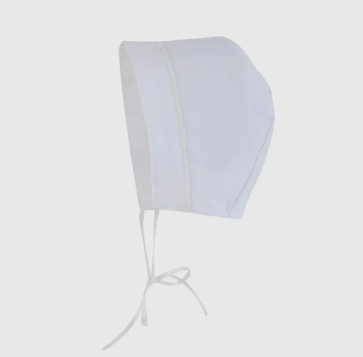 Lil Cactus White Collared Button Romper with Bonnet