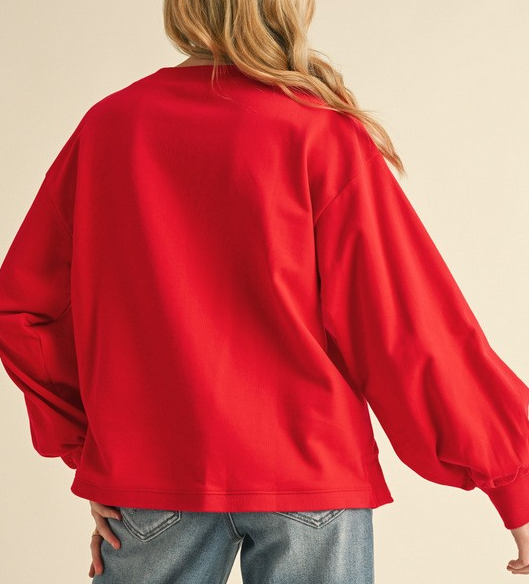 Red Christmas Tree Sweatshirt