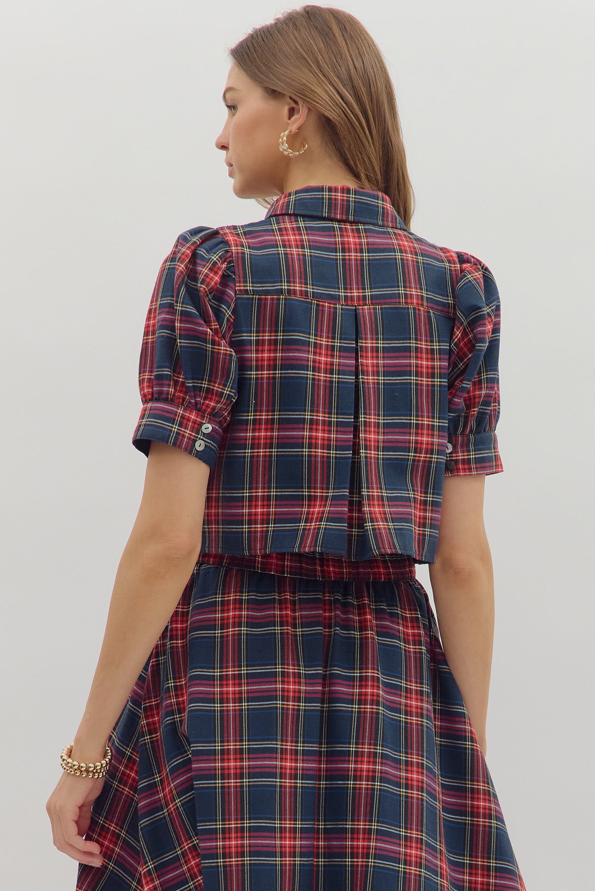 The Madison Plaid Top