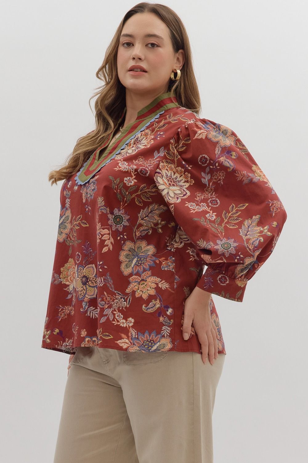 The Lexington Plus Size Top -Clearance