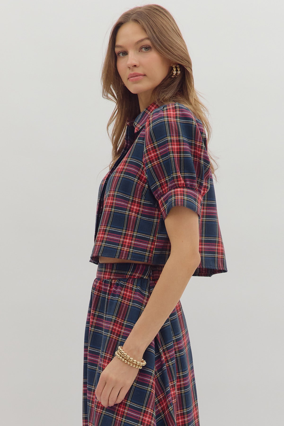 The Madison Plaid Top