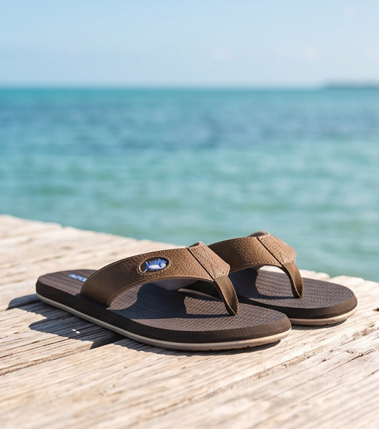 Southern Tide Flipjacks Upper Leather Flip Flops