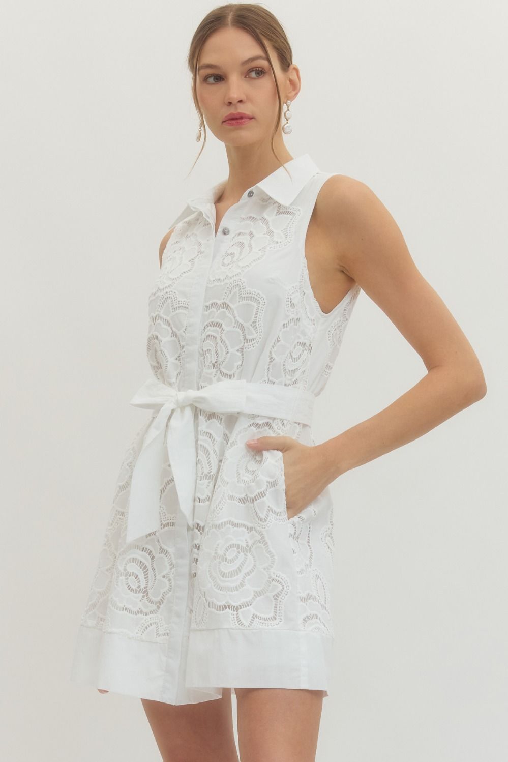The Harrison Floral Lace Dress