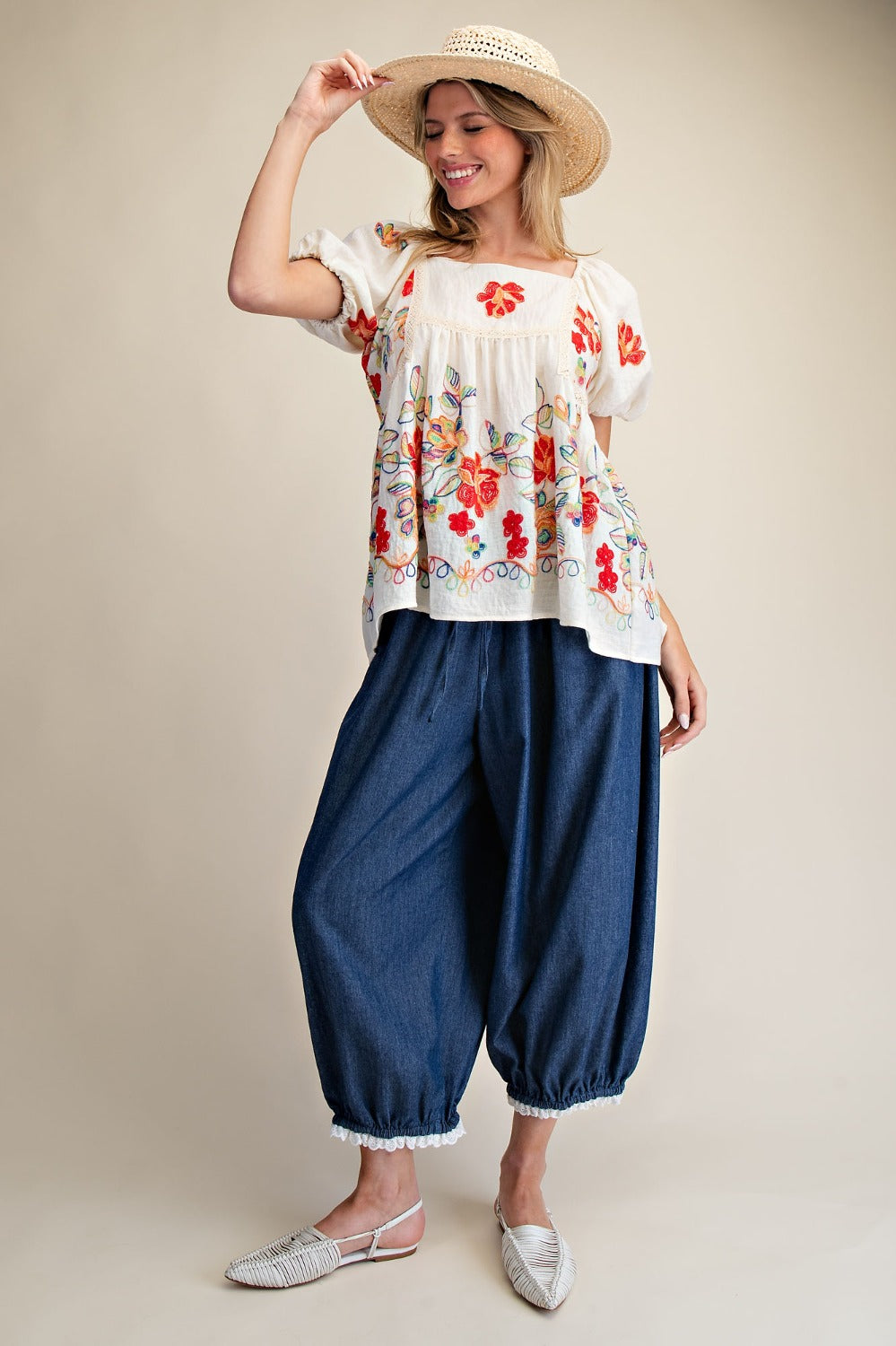 The Desiree Embroidered Top