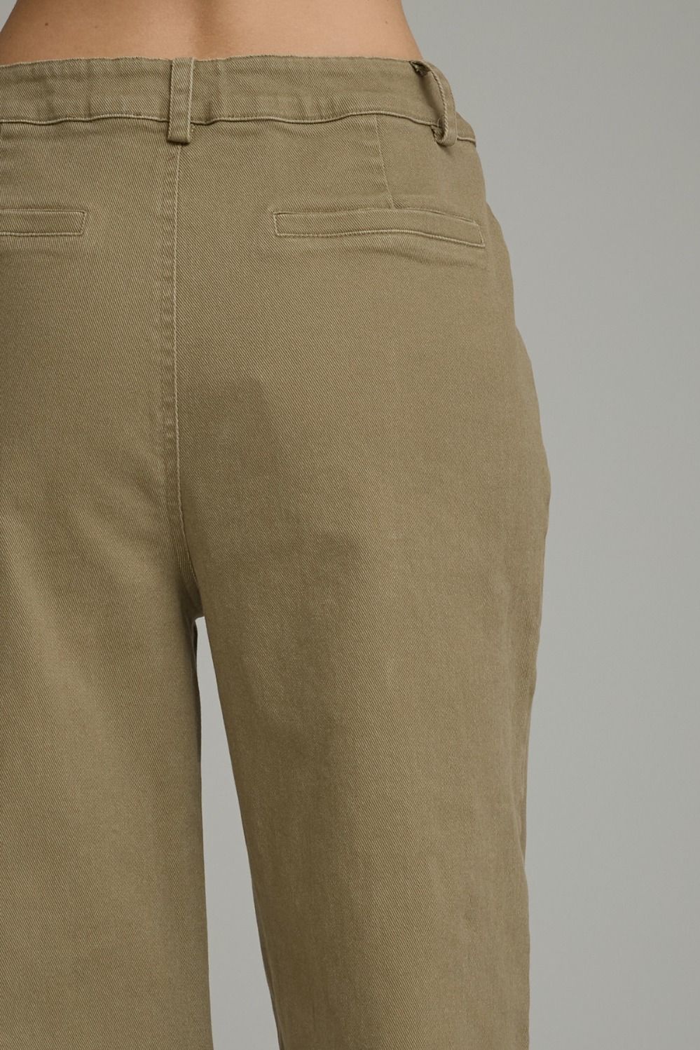 Entro Wide Leg Pants With Horsebit Detail
