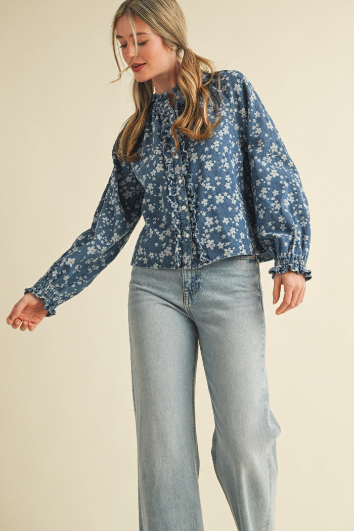 The Zimmerman Denim Top