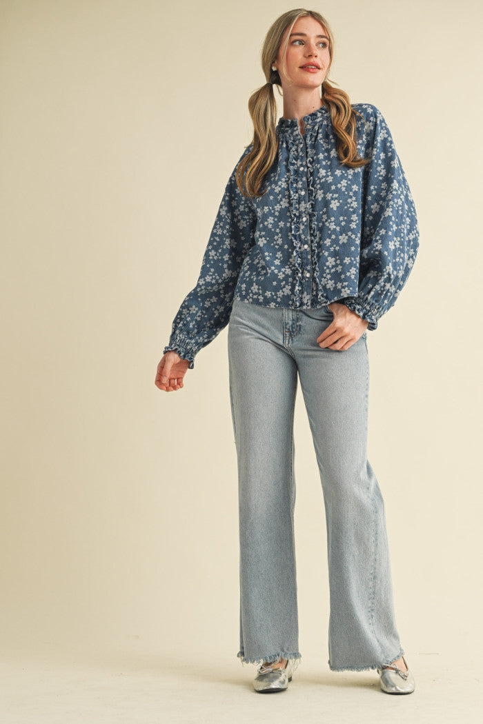 The Zimmerman Denim Top