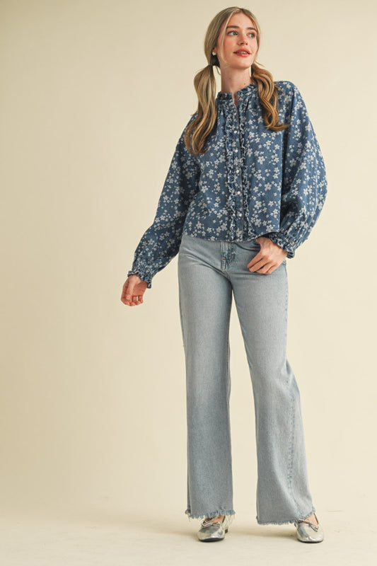 The Zimmerman Denim Top