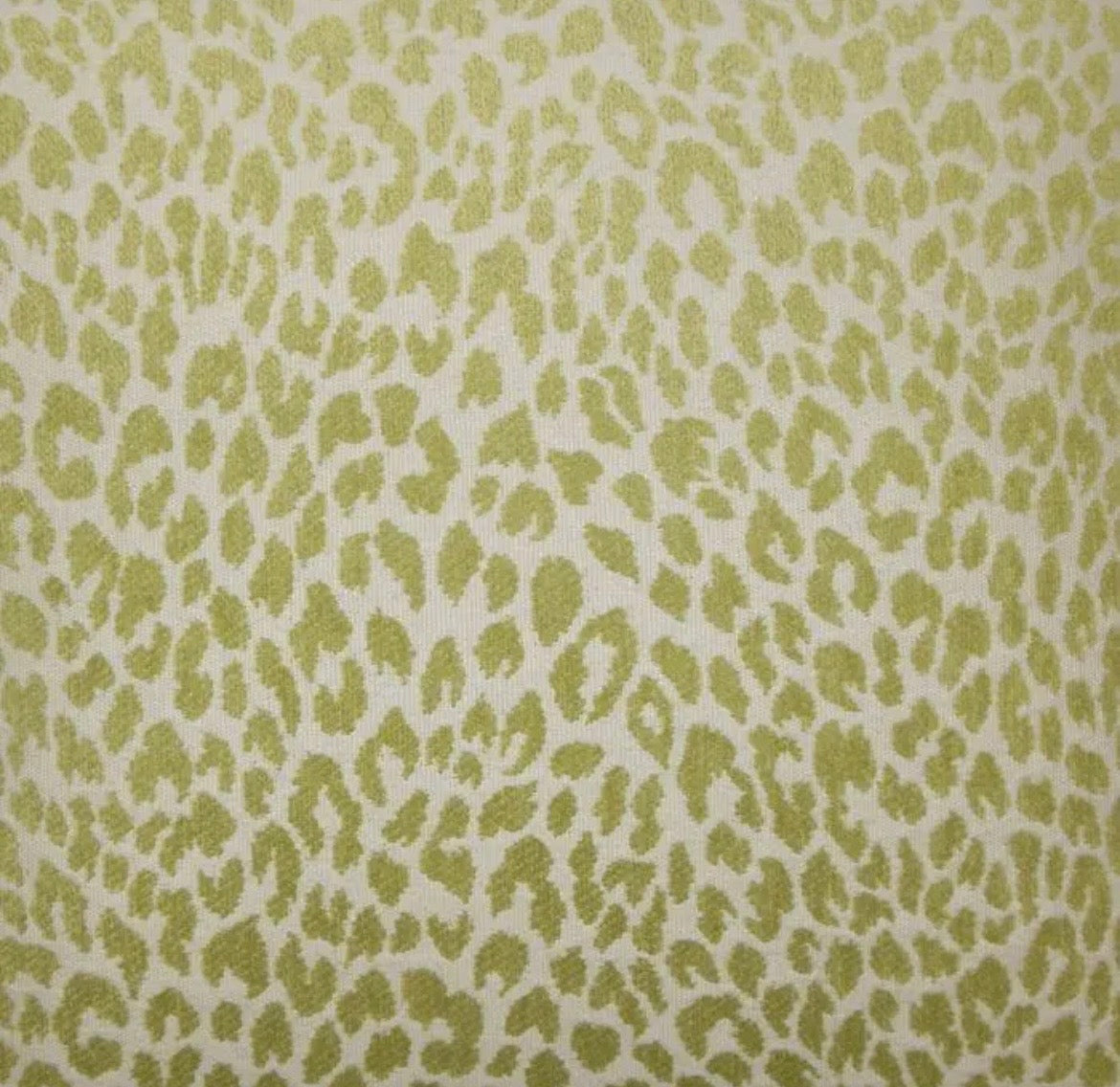 The Provincetown Kiwi Green Cheetah Print Throw Pillow