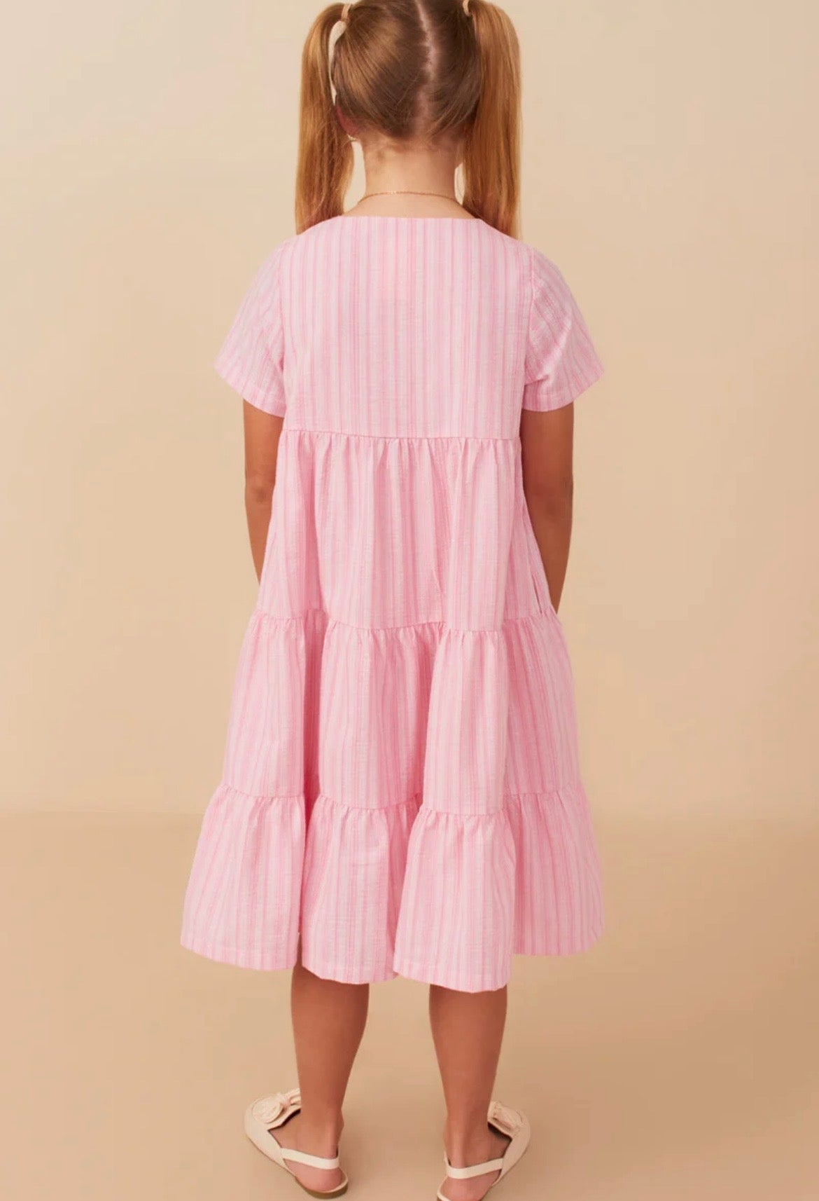 Hayden Pink Striped Dress