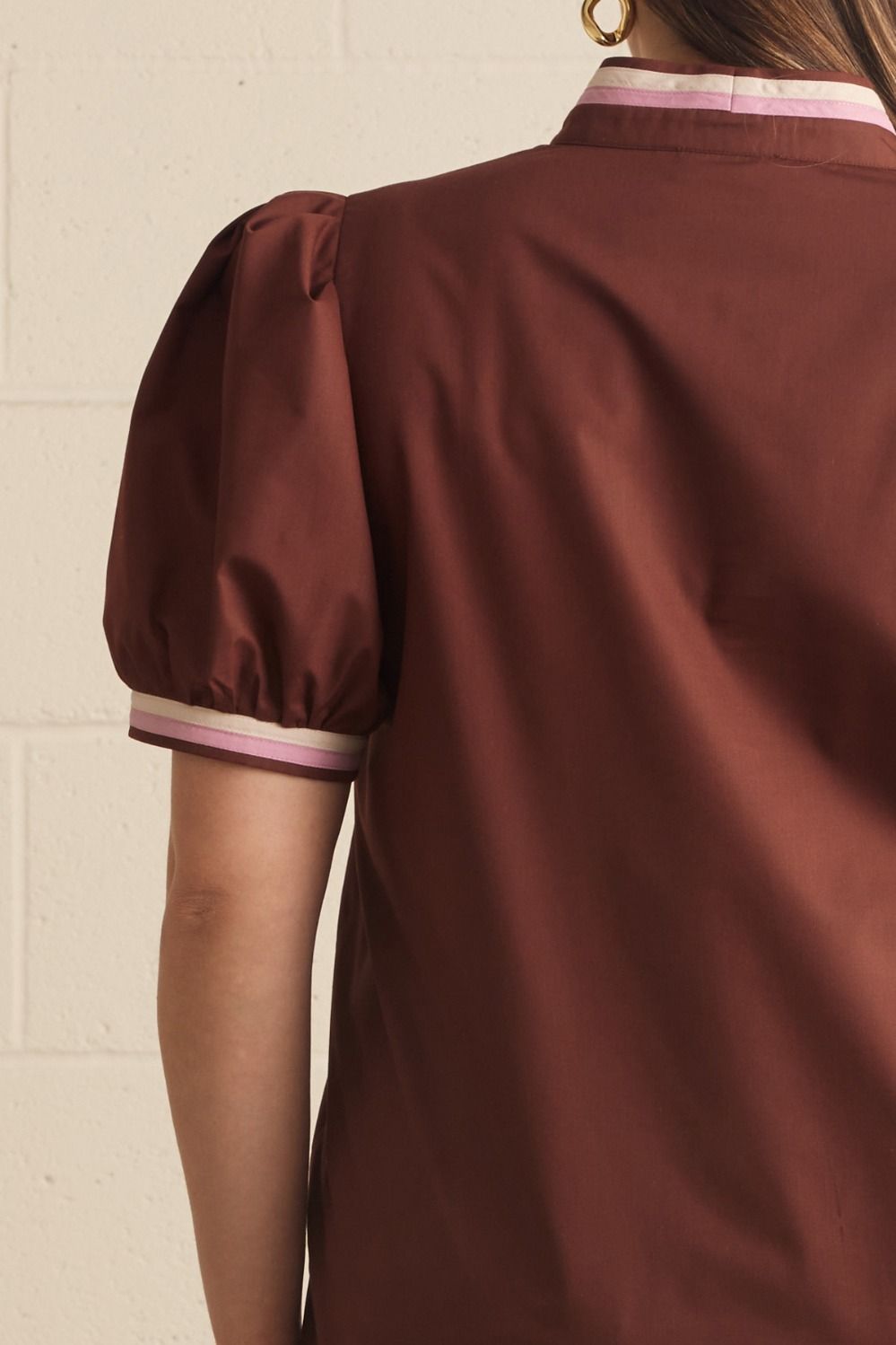 The Sheldon Chocolate Plus Size Top