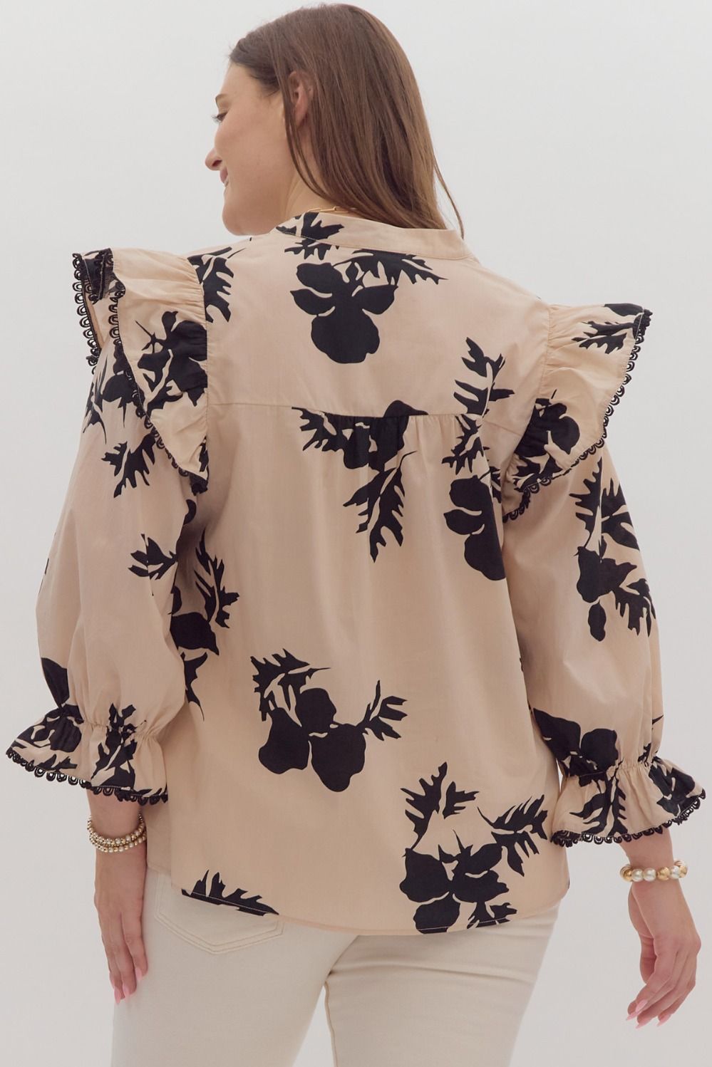 Charlie Plus Size Floral Top