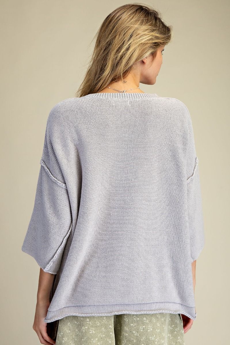 The Romano Mineral Washed Sweater