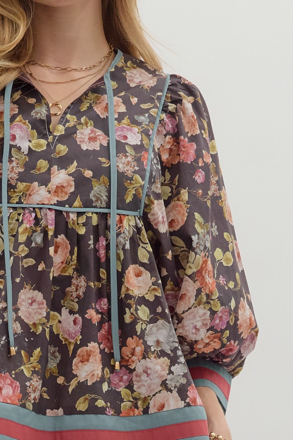 The Murphy Chocolate Top (Plus Size Also Available)