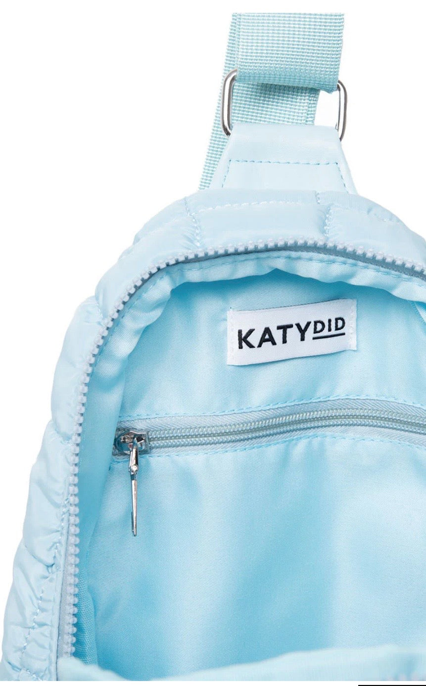 Katydid Quilted Sling Backpack Bag