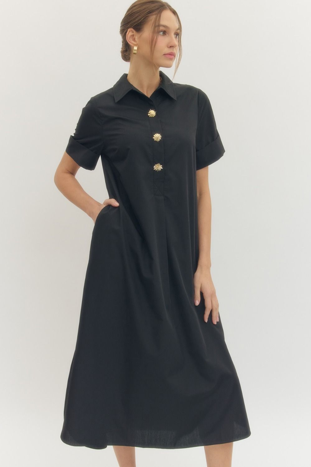 The Ansley Black Dress