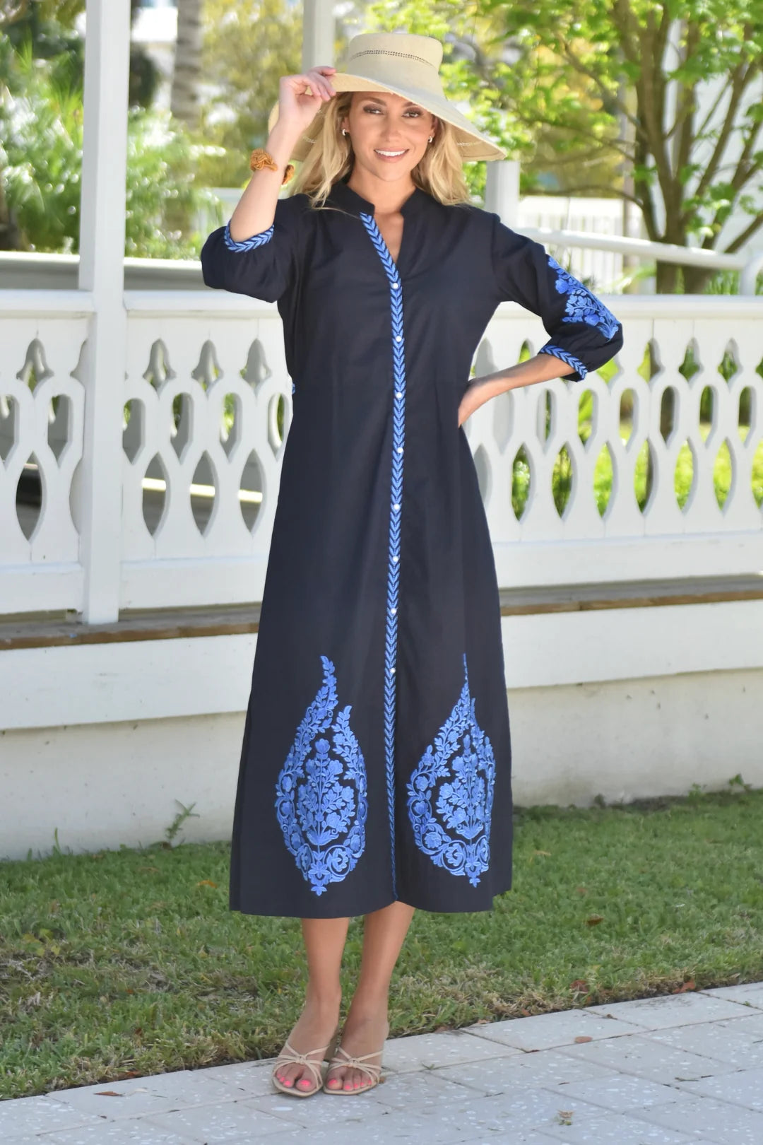 The Just Darviny Mykonos Dress (***See Size Availability Under Description***)