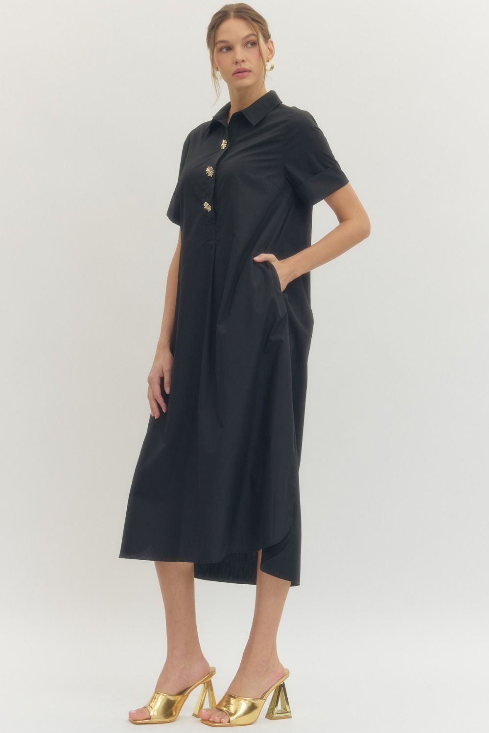 The Ansley Black Dress