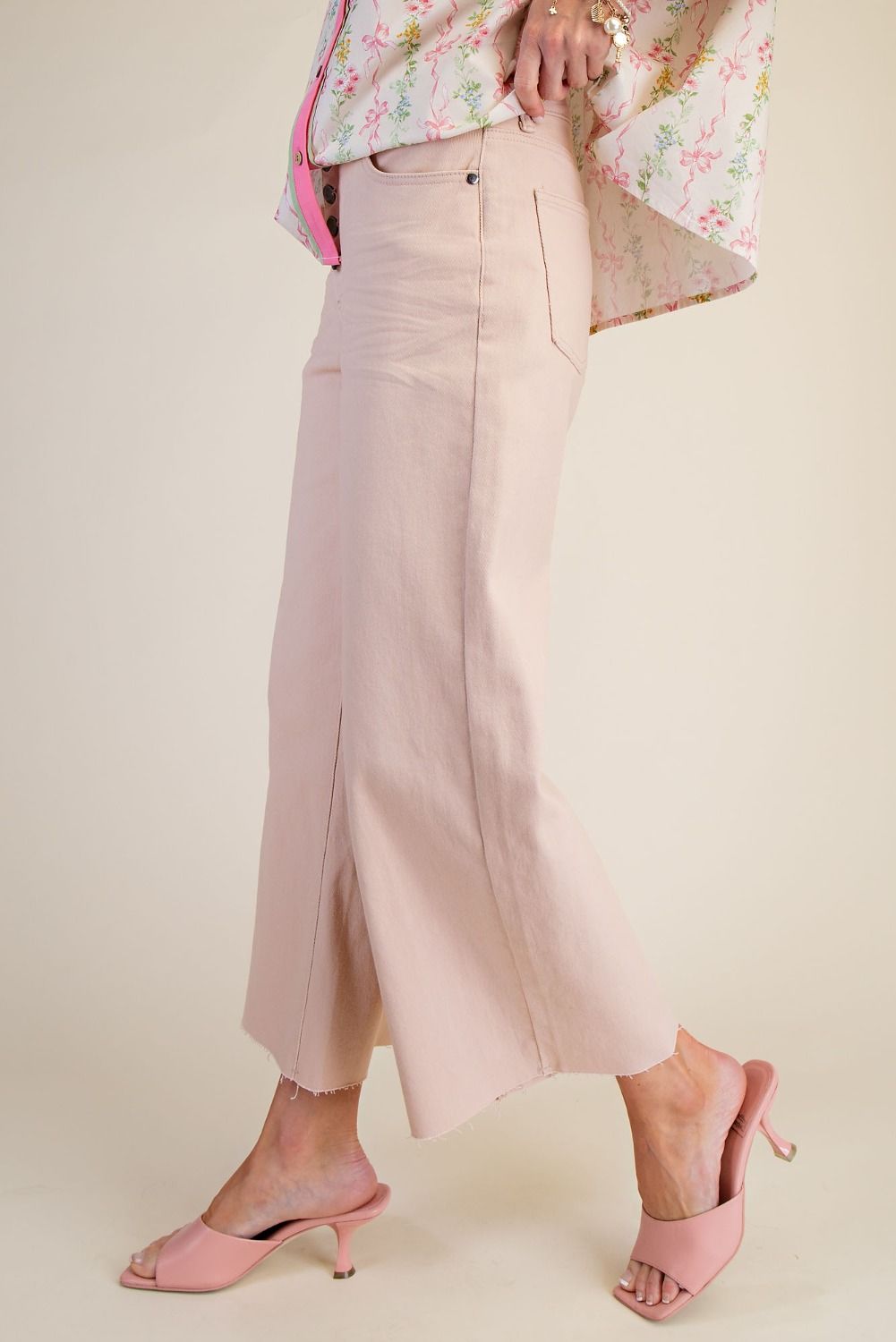 Easel Enzyme Washed Stretch Twill Pants