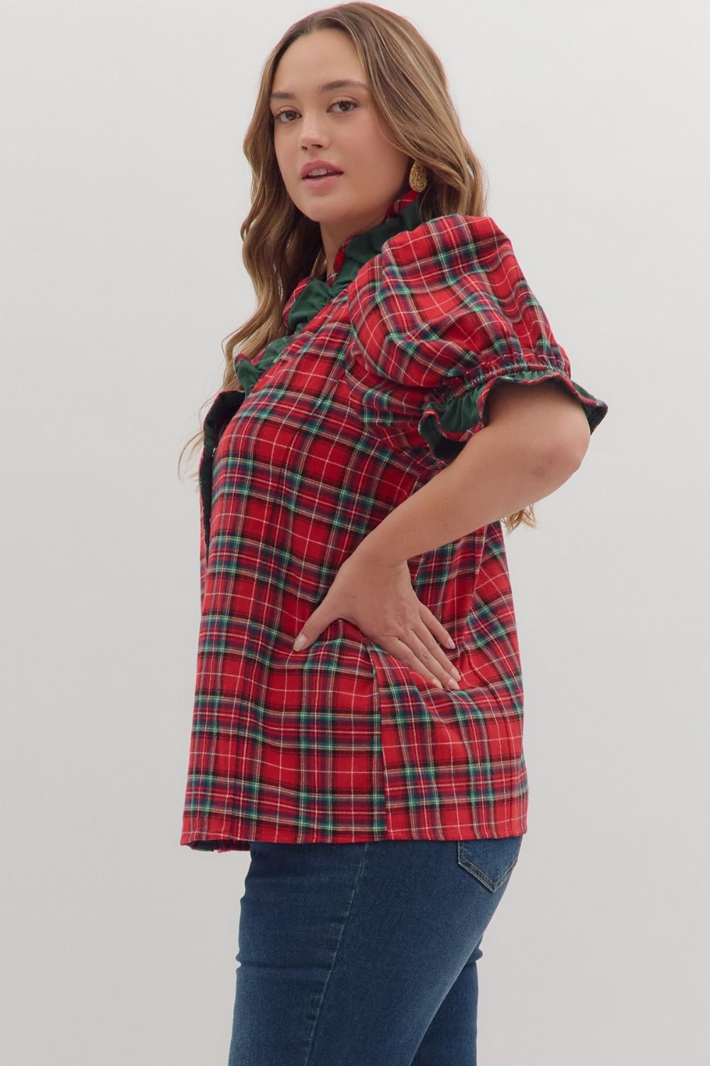 The Kris Kringle Plus Size Top