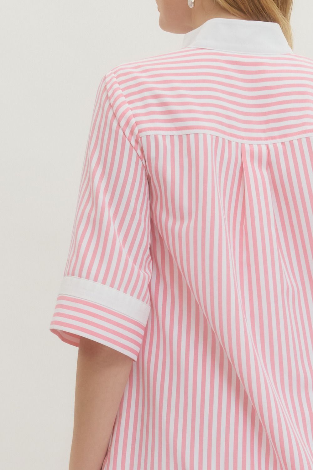 The Brandi Pink Striped Dress