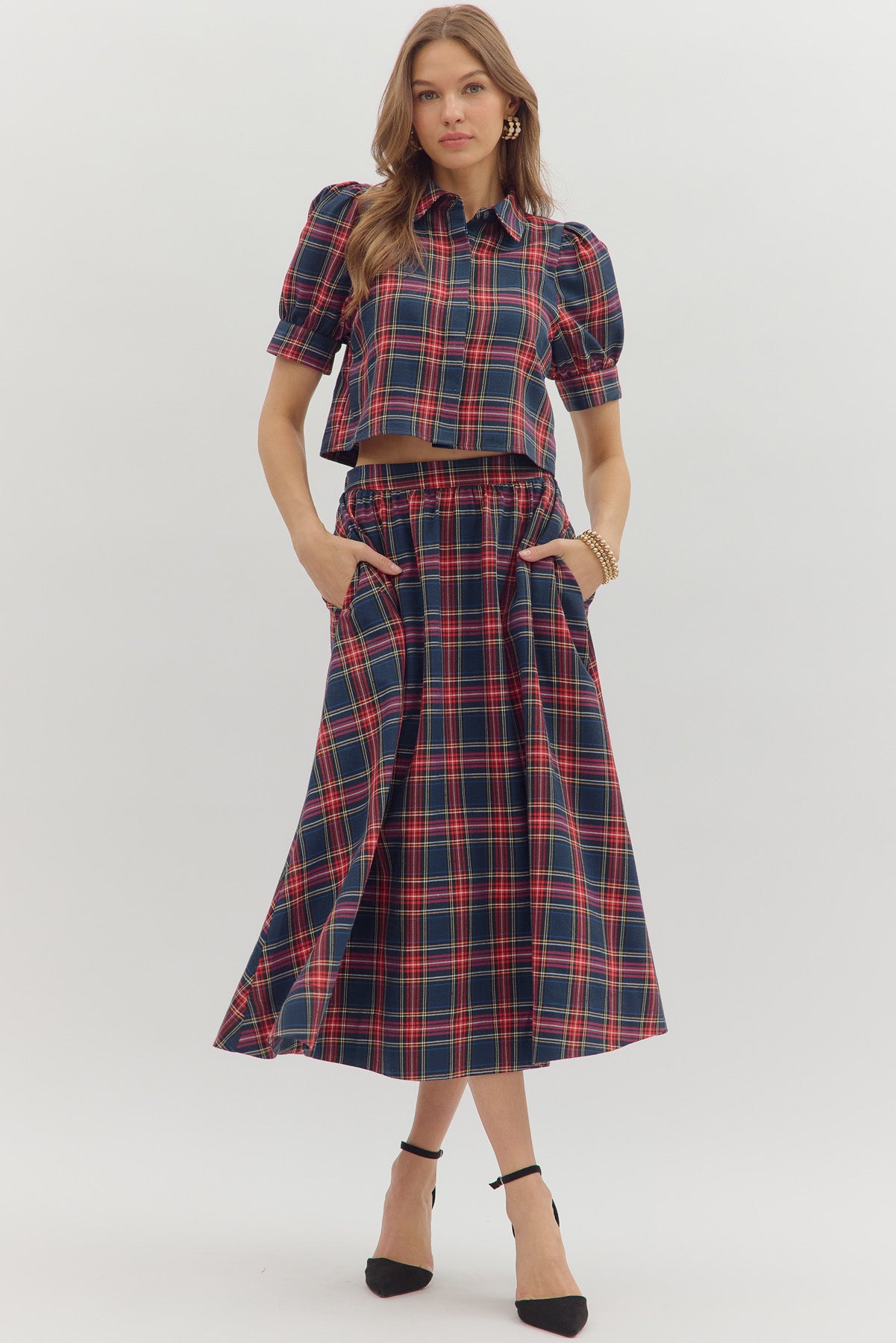 The Madison Plaid Skirt