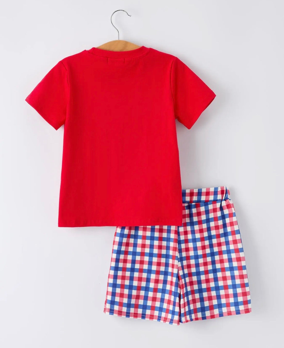 Rylee Faith Toddler Boys 4th of July Short Set
