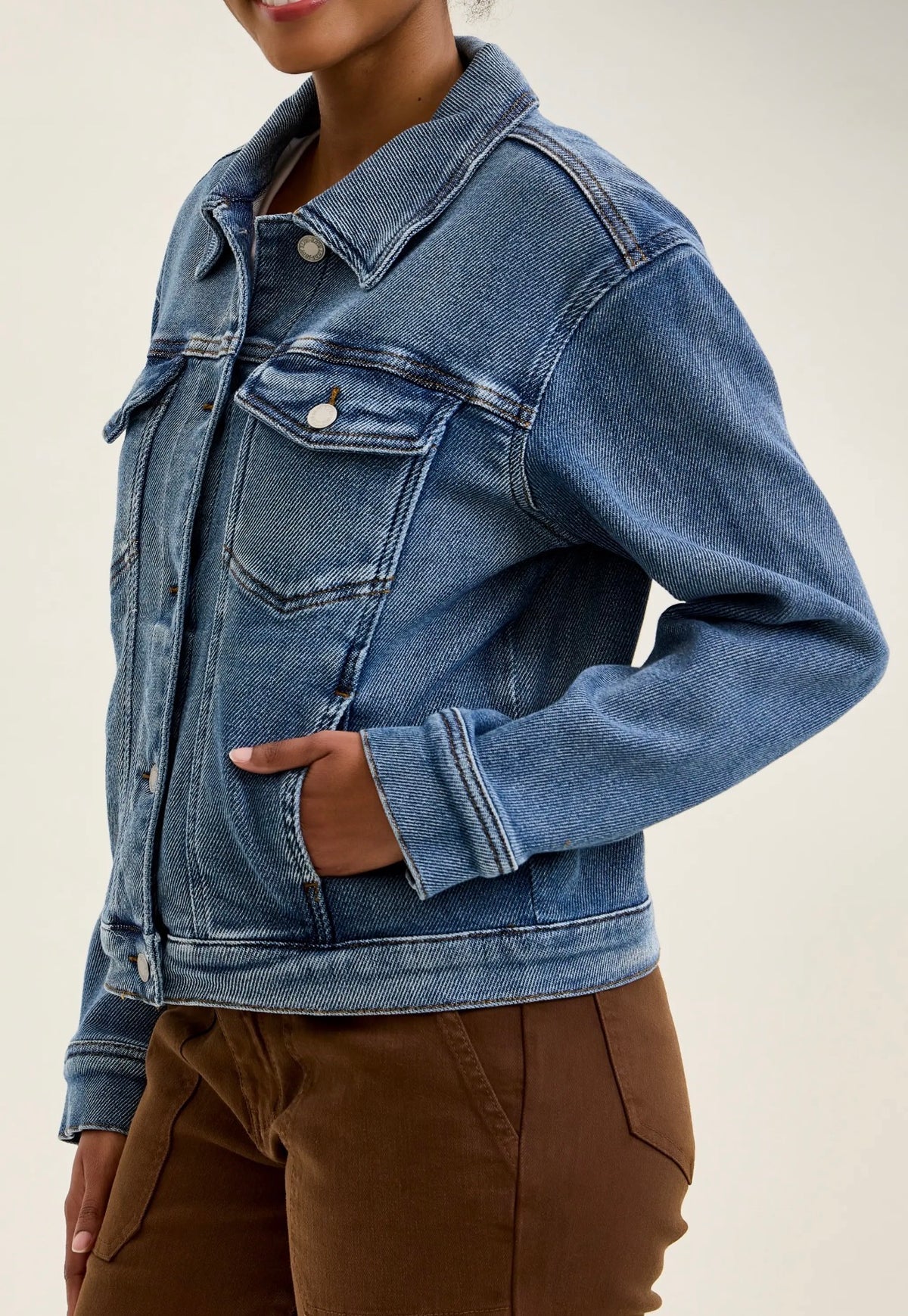 Judy Blue Cicly Trucker Denim Jacket