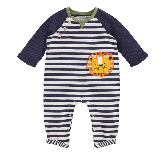 Mud Pie Lion Pocket One-Piece Outfit