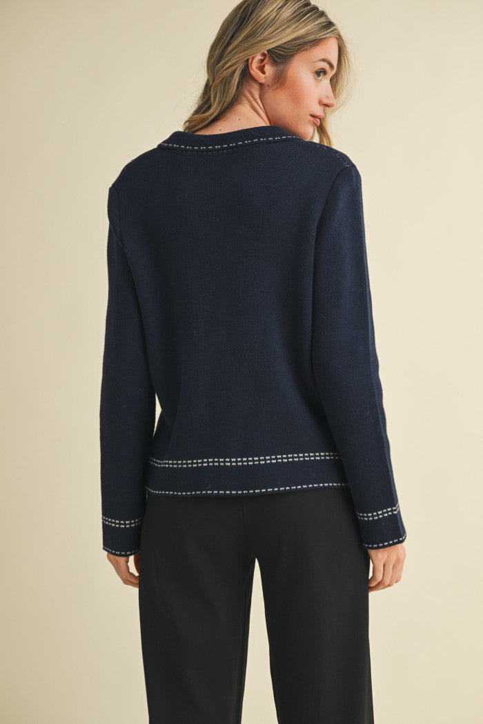 The Stefano Sweater Jacket