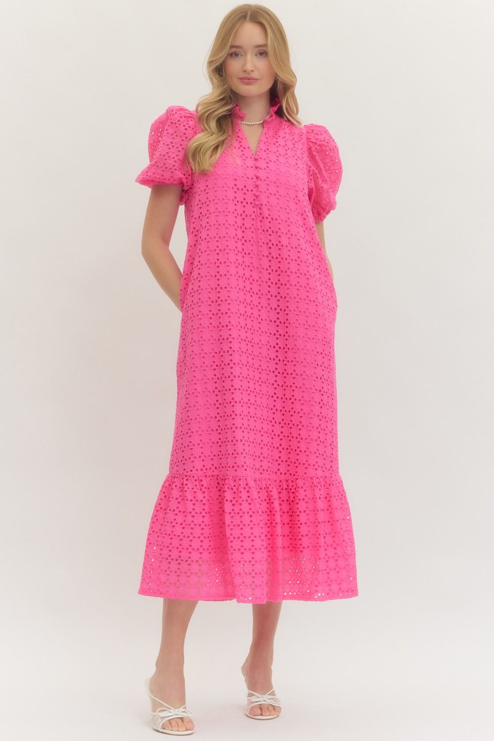 The Dennie Eyelet Dress