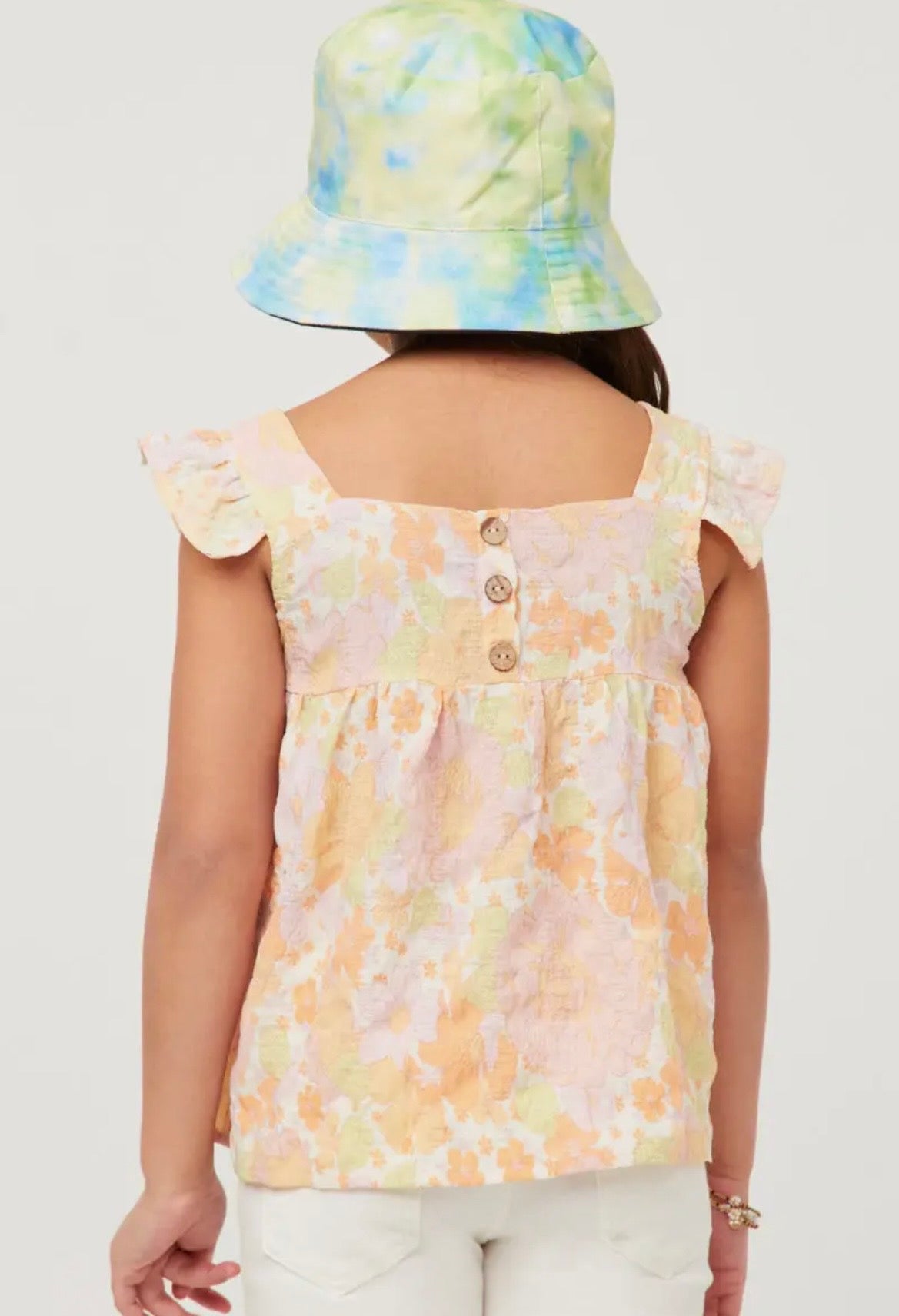 Hayden Floral Girls Tank Top
