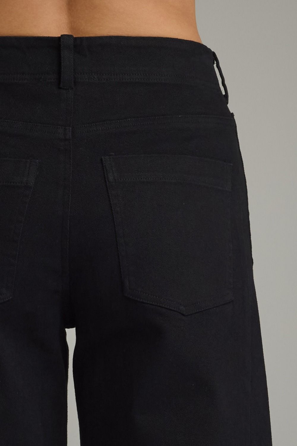 Entro Wide Leg Black Pants
