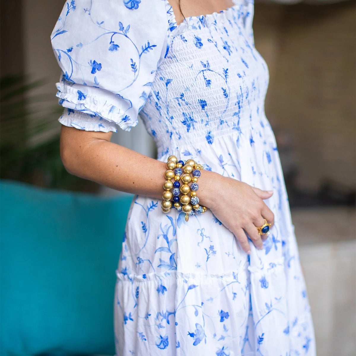 Susan Shaw Gold Mini Margaret Bracelet