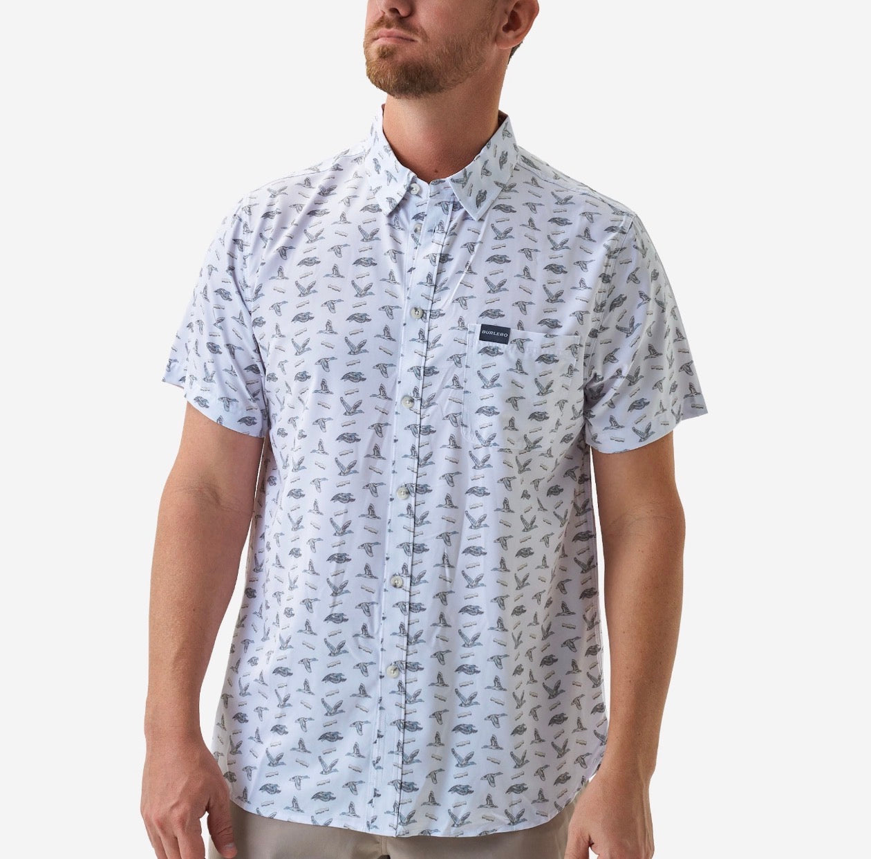 Burlebo Performance Button Down Shirt