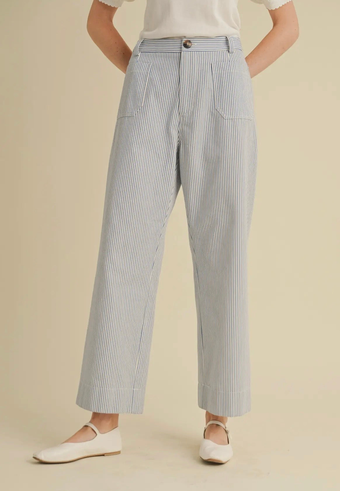 &Merci Striped Pants
