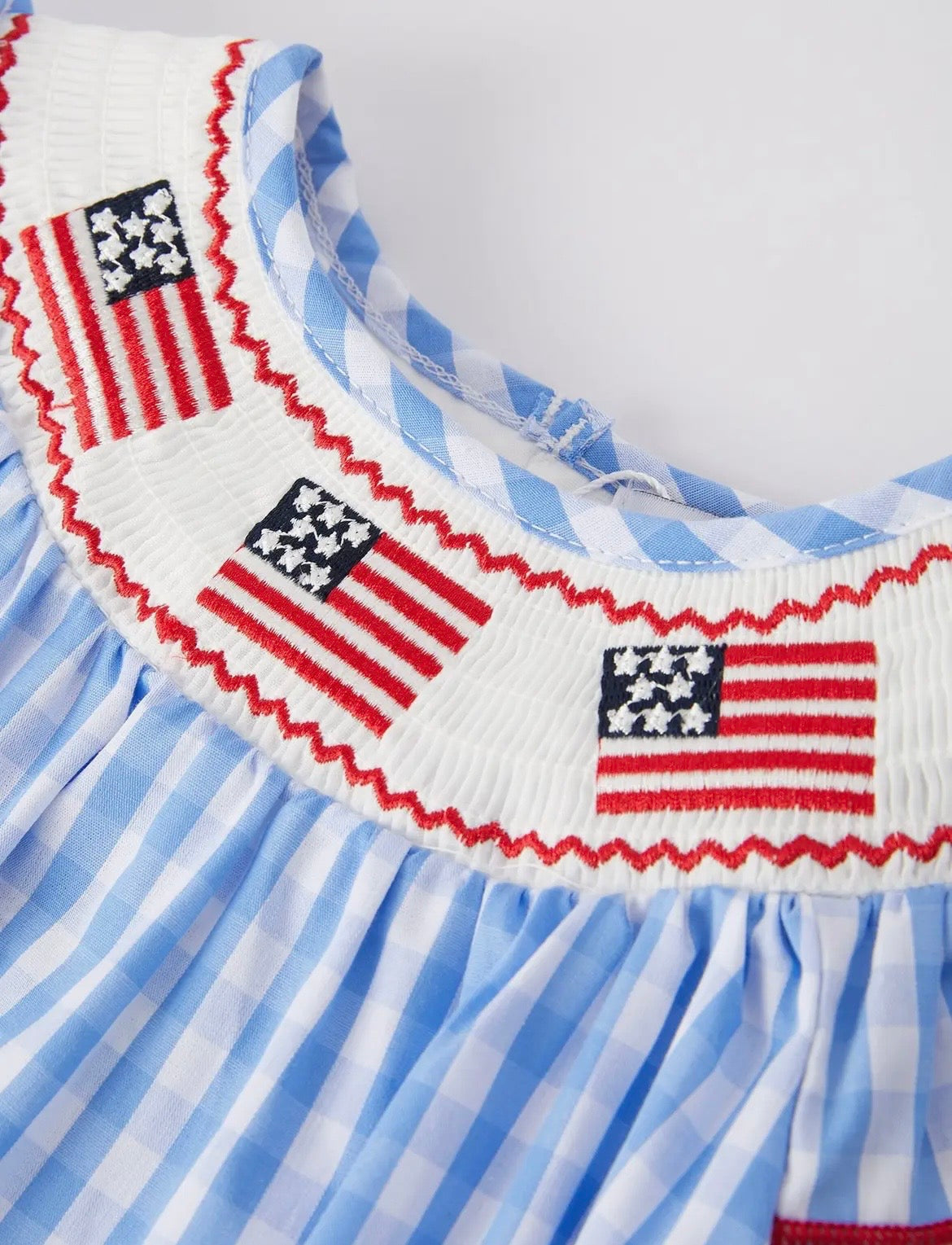 Rylee Faith 4th of July Bubble Romper