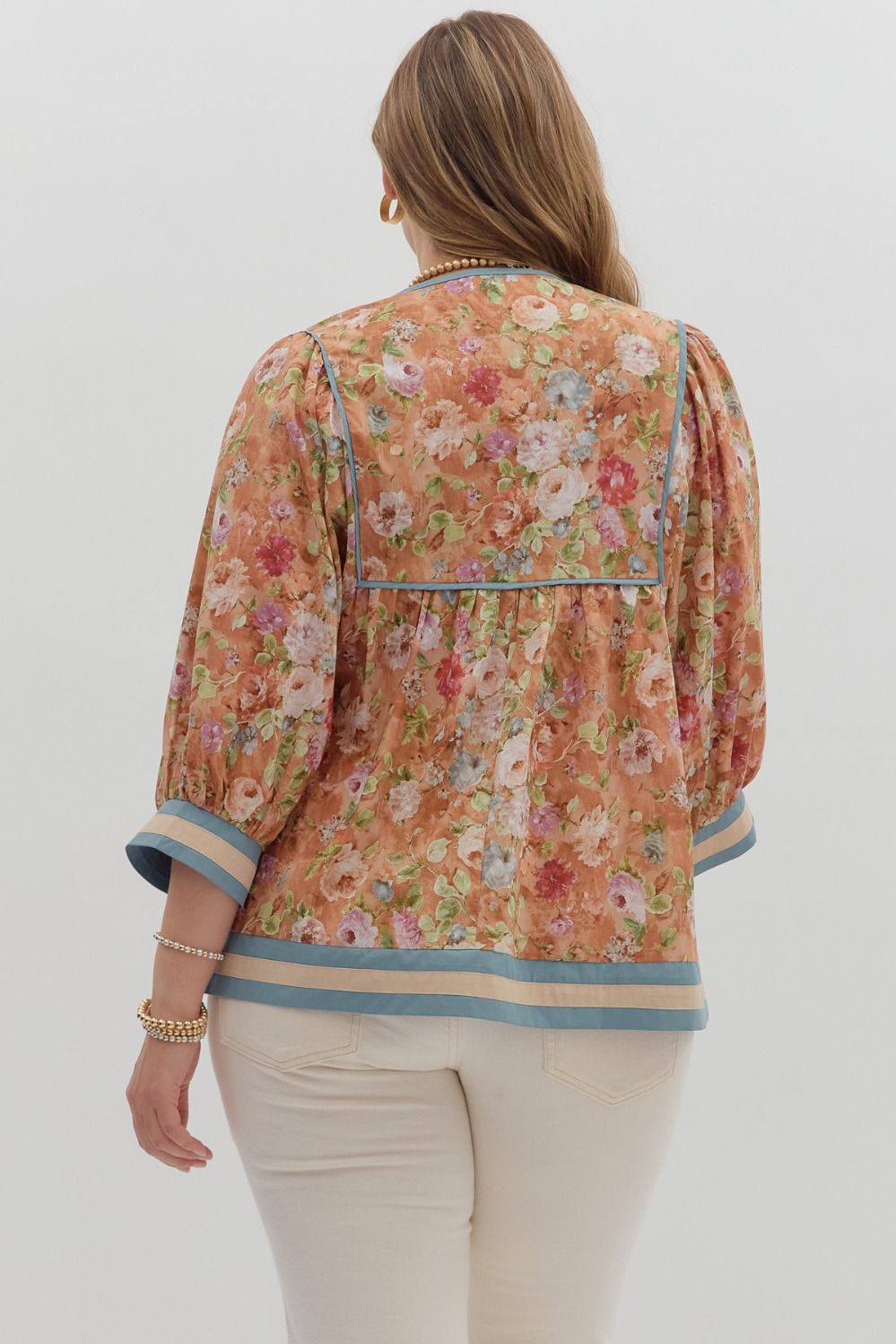 The Murphy Plus Size Terra Cotta Top