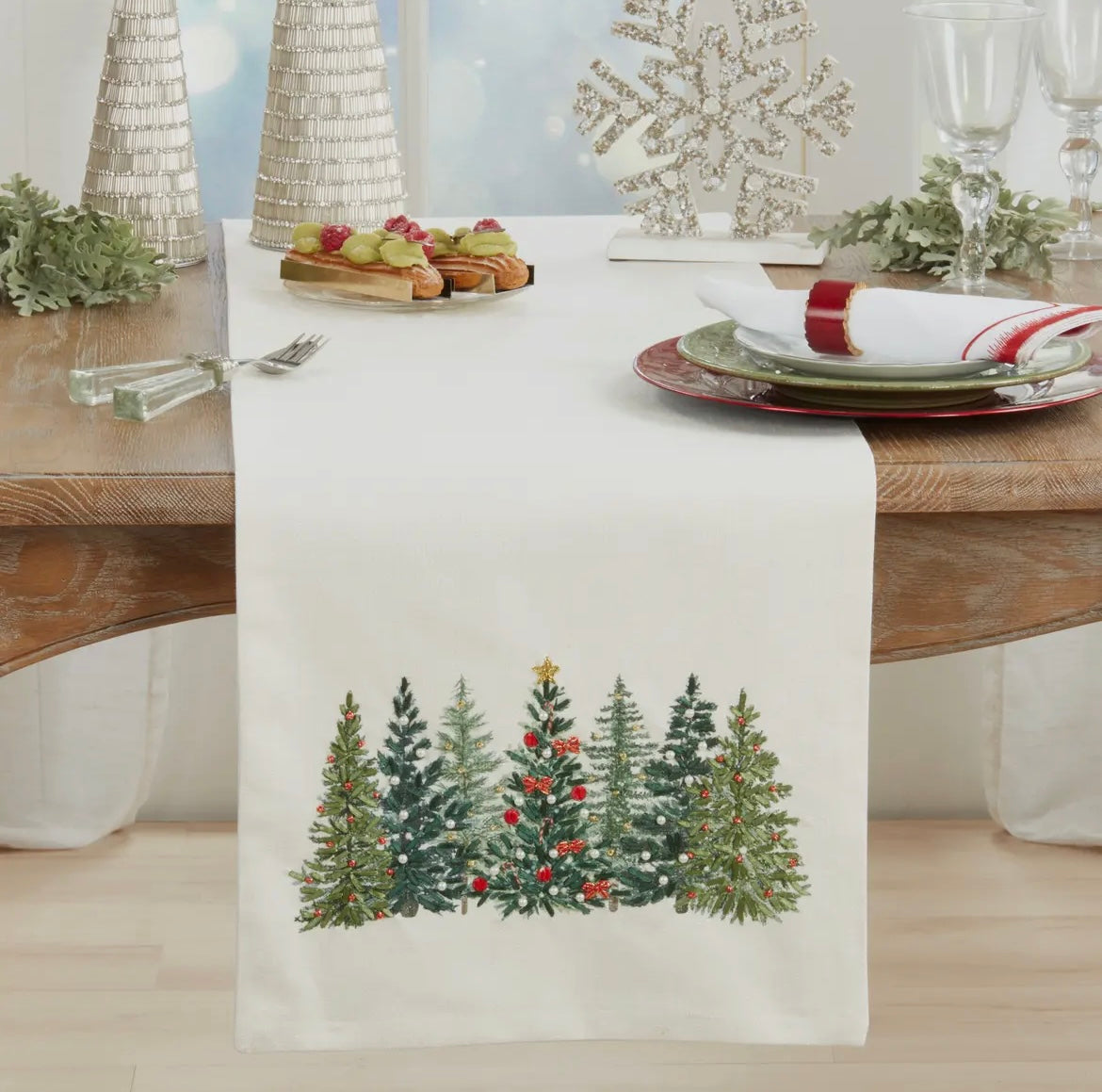 Christmas Tree Table Runner