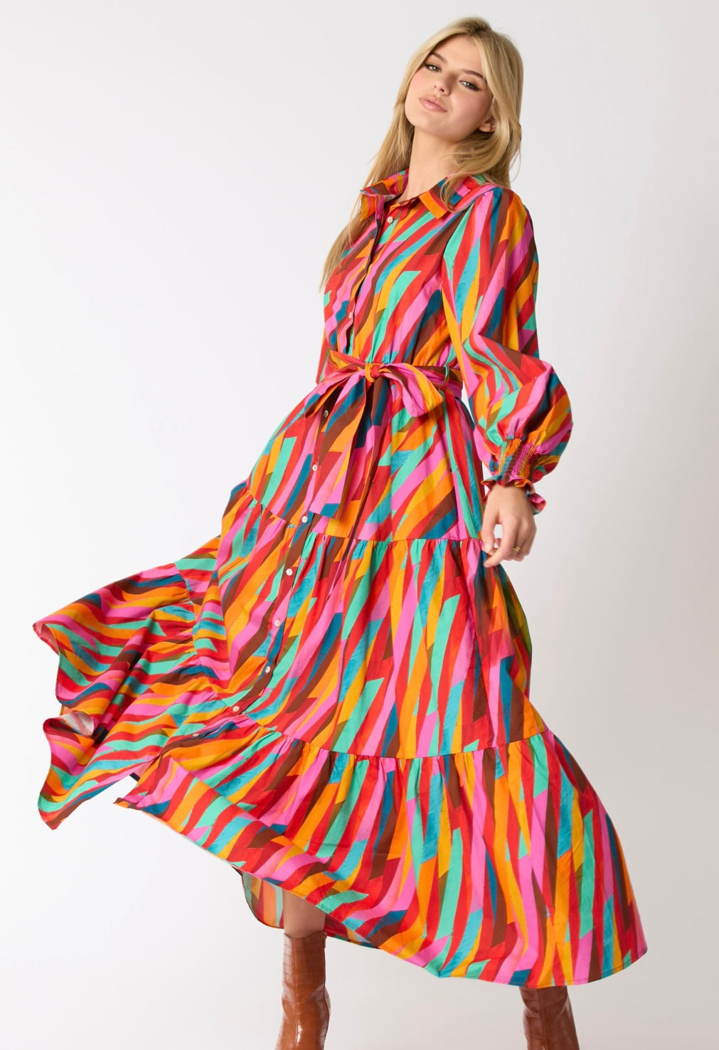 Elsie Printed Maxi Dress